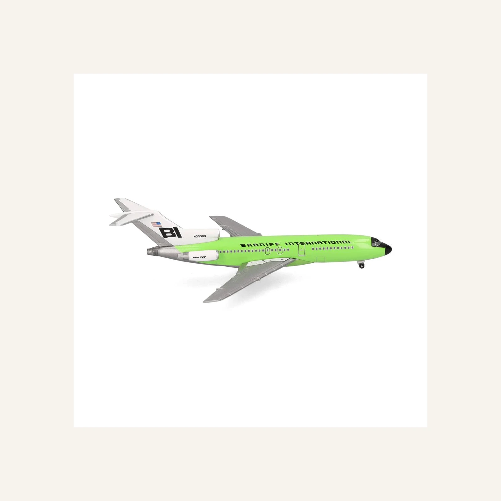 Herpa 537988 1/500 Ölçek, Braniff International Boeing 727-100, Metal
