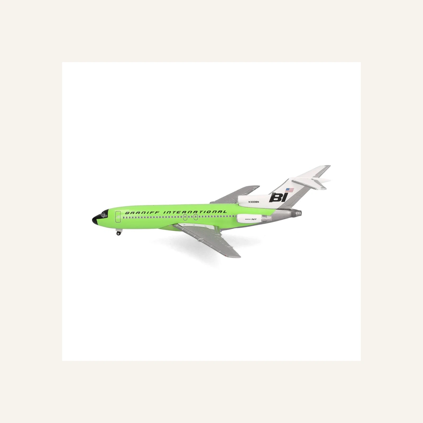 Herpa 537988 1/500 Ölçek, Braniff International Boeing 727-100, Metal