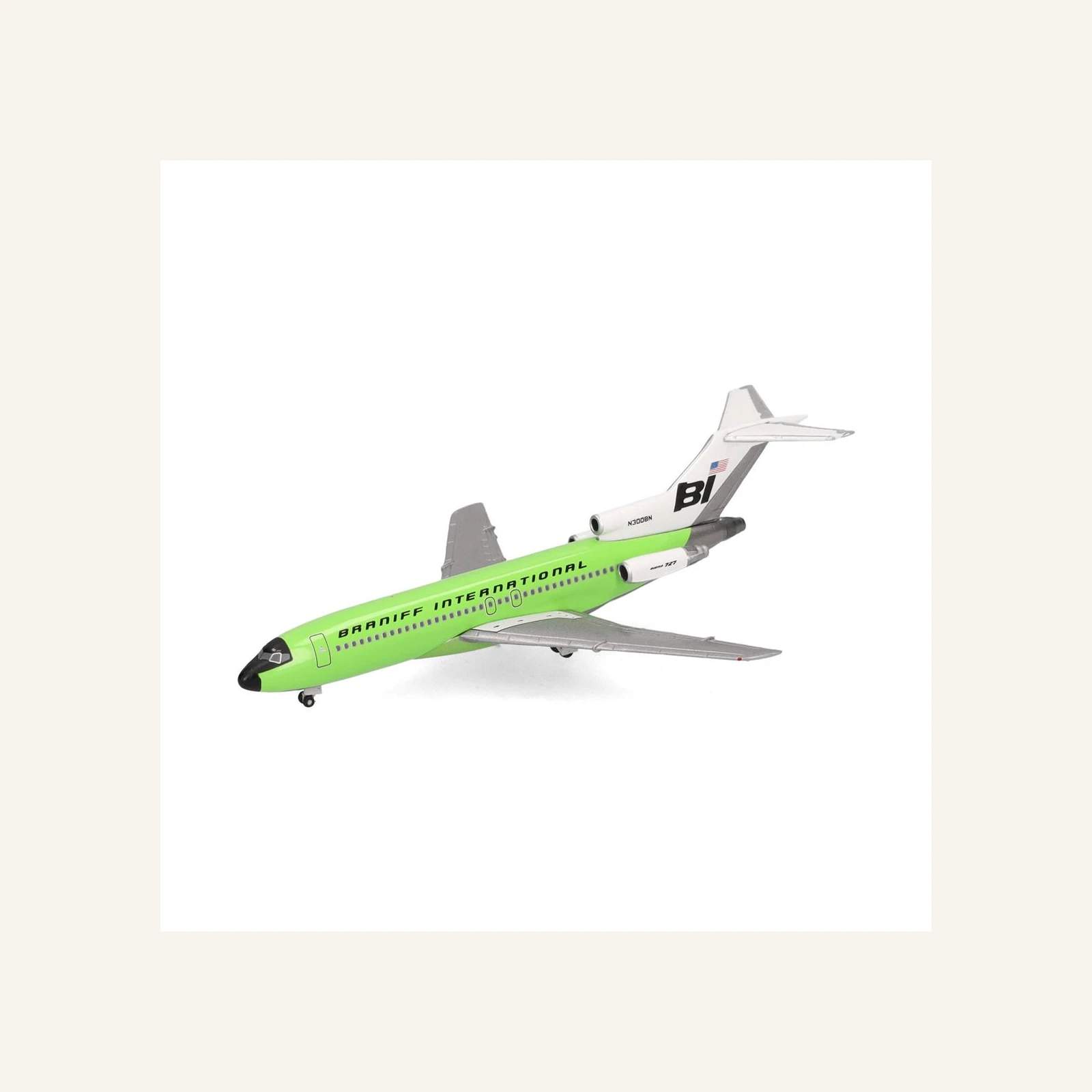Herpa 537988 1/500 Ölçek, Braniff International Boeing 727-100, Metal