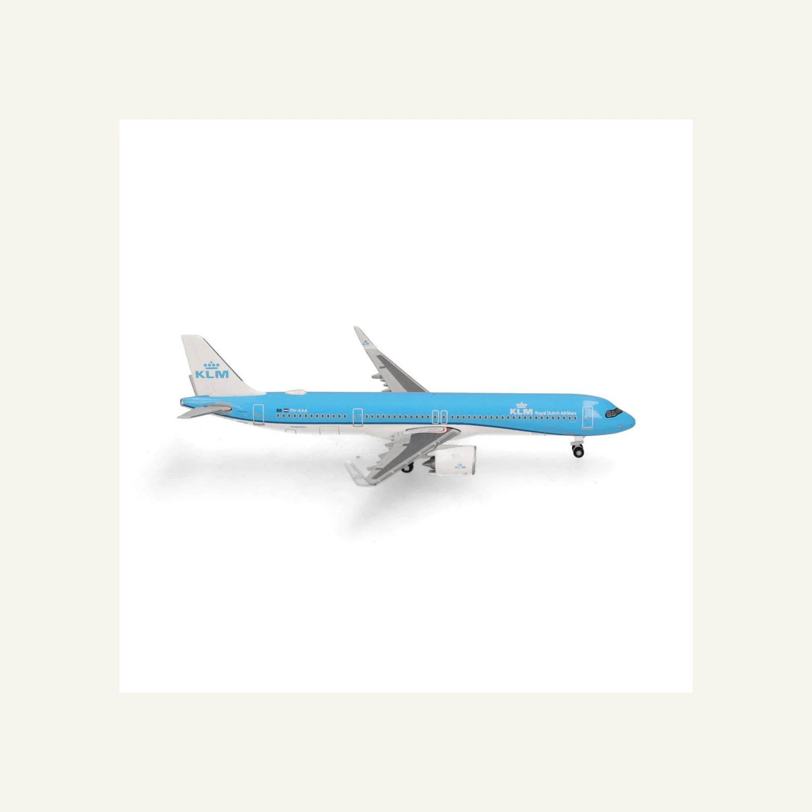 Herpa 538053 1/500 Ölçek, KLM Airbus A321neo, PH-AXA, Metal