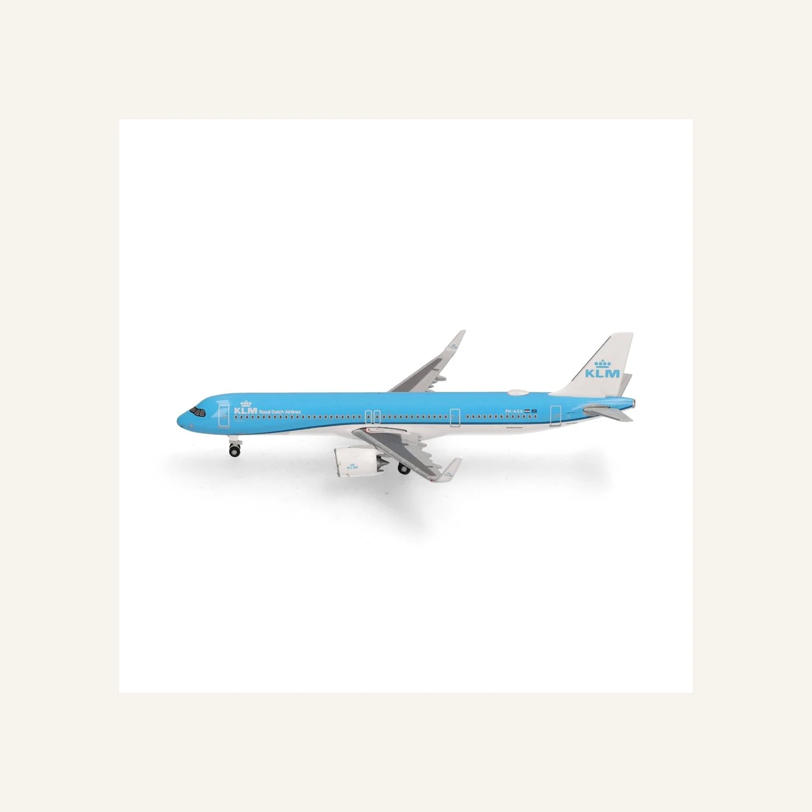 Herpa 538053 1/500 Ölçek, KLM Airbus A321neo, PH-AXA, Metal