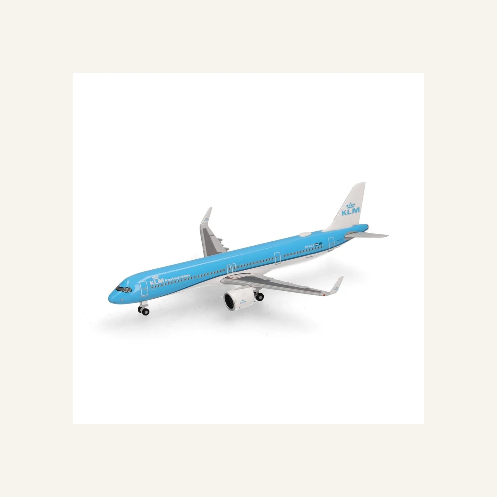 Herpa 538053 1/500 Ölçek, KLM Airbus A321neo, PH-AXA, Metal