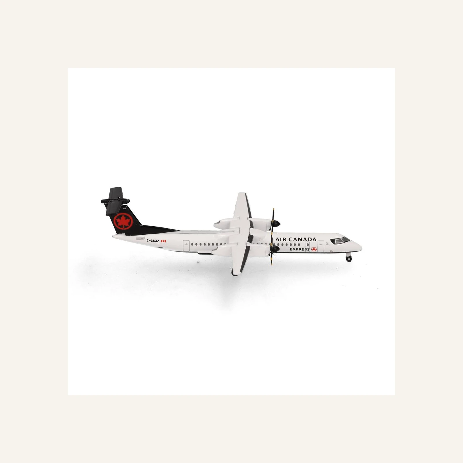 Herpa 538091 1/500 Ölçek, Air Canada Express Bombardier Q400, C-GSJZ, Metal