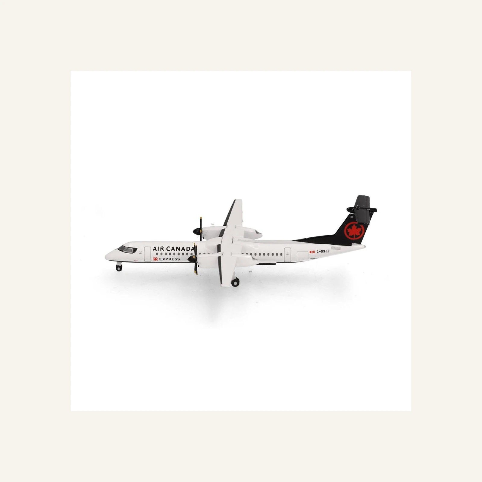 Herpa 538091 1/500 Ölçek, Air Canada Express Bombardier Q400, C-GSJZ, Metal