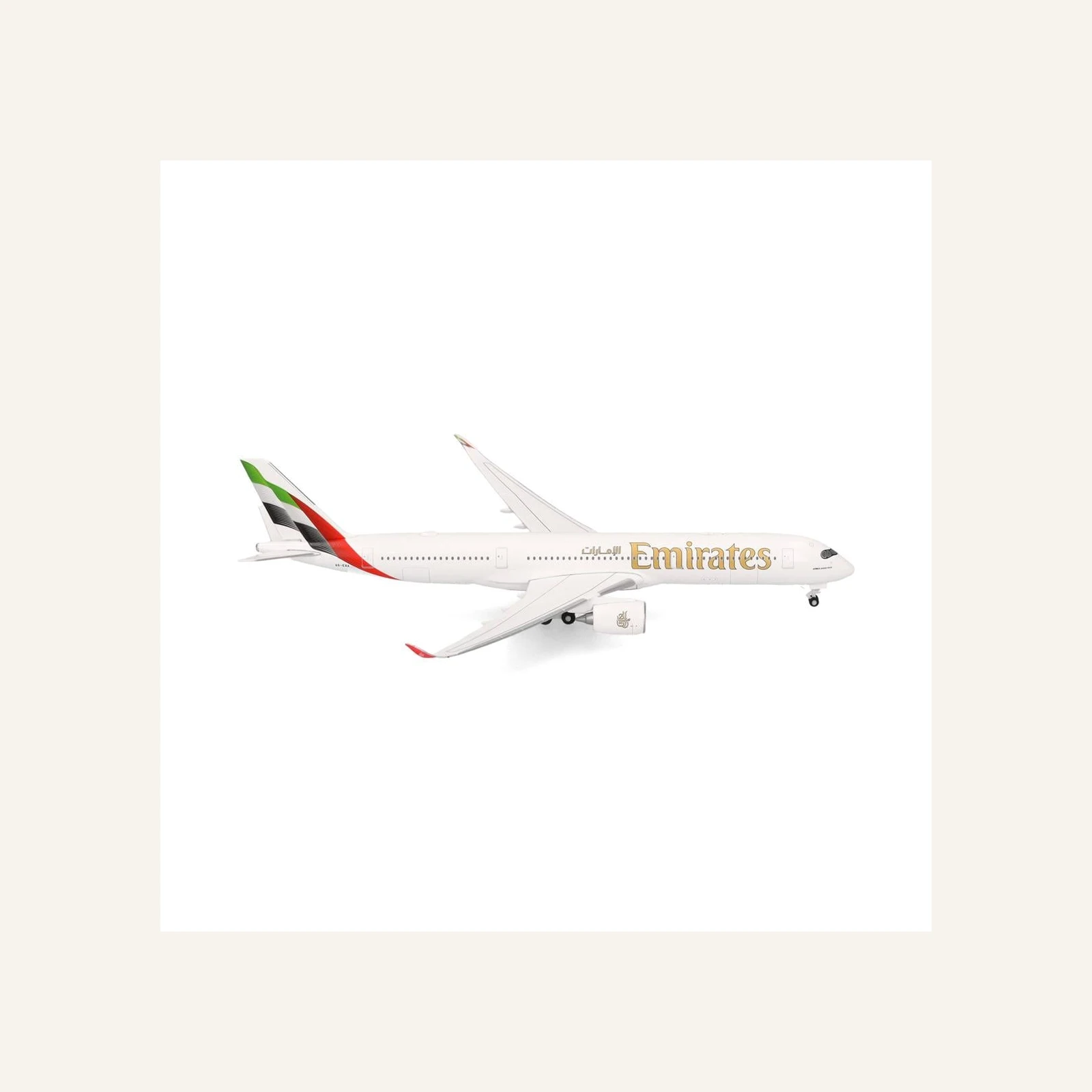 Herpa 538206 1/500 Ölçek, Emirates Airbus A350-900, A6-EXA, Metal