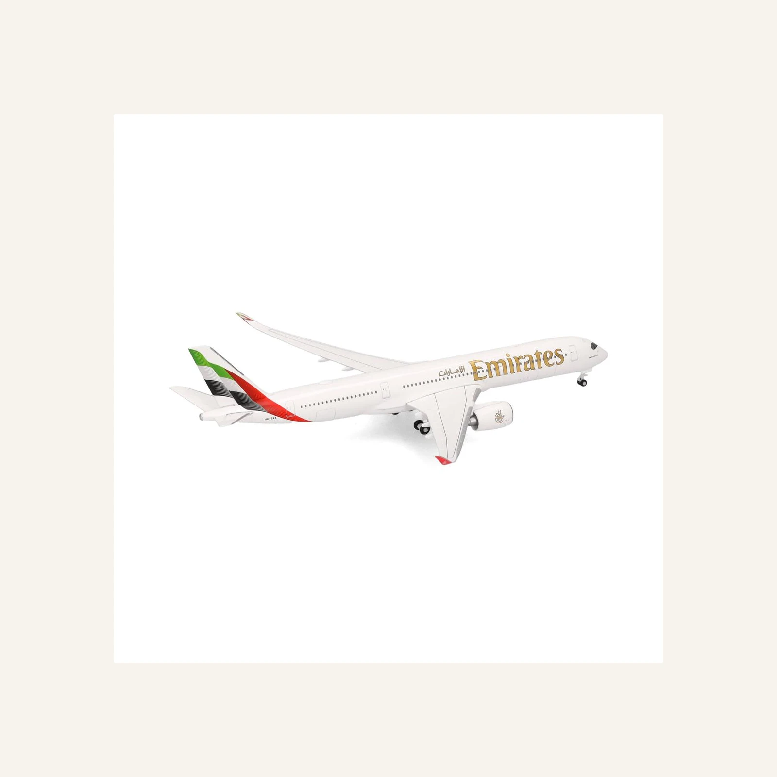 Herpa 538206 1/500 Ölçek, Emirates Airbus A350-900, A6-EXA, Metal