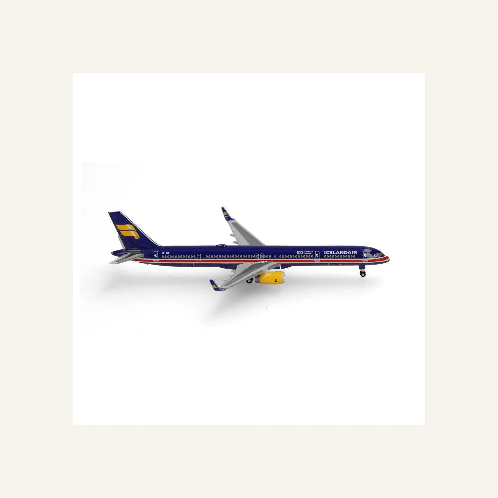 Herpa 538237 1/500 Ölçek, Icelandair Boeing 757-300 (100 Years Icelandic Independence) TF-ISX, Metal