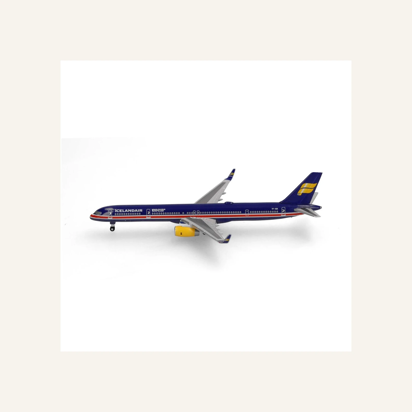 Herpa 538237 1/500 Ölçek, Icelandair Boeing 757-300 (100 Years Icelandic Independence) TF-ISX, Metal