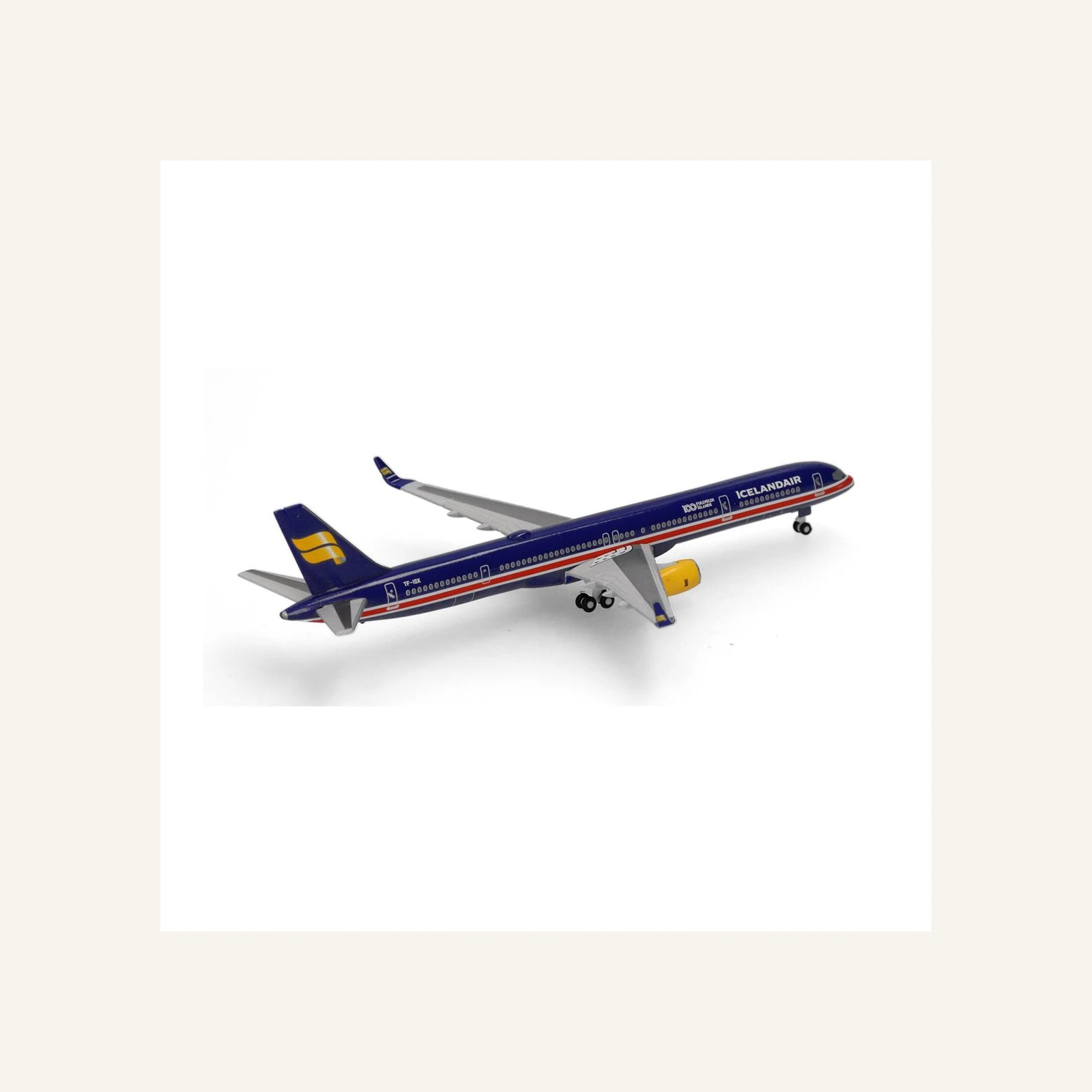 Herpa 538237 1/500 Ölçek, Icelandair Boeing 757-300 (100 Years Icelandic Independence) TF-ISX, Metal