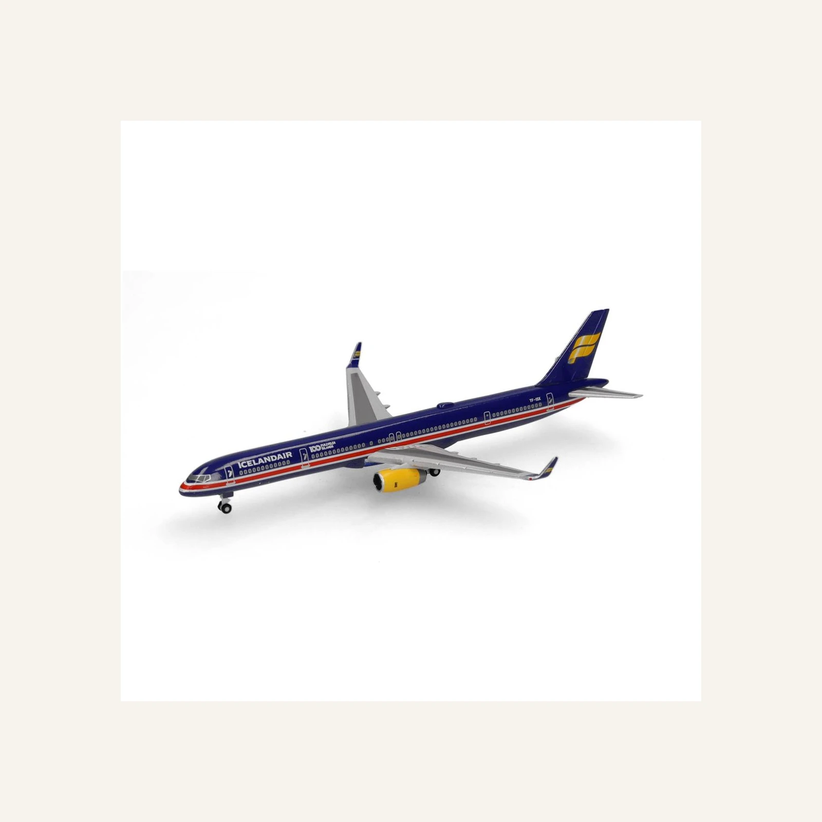 Herpa 538237 1/500 Ölçek, Icelandair Boeing 757-300 (100 Years Icelandic Independence) TF-ISX, Metal