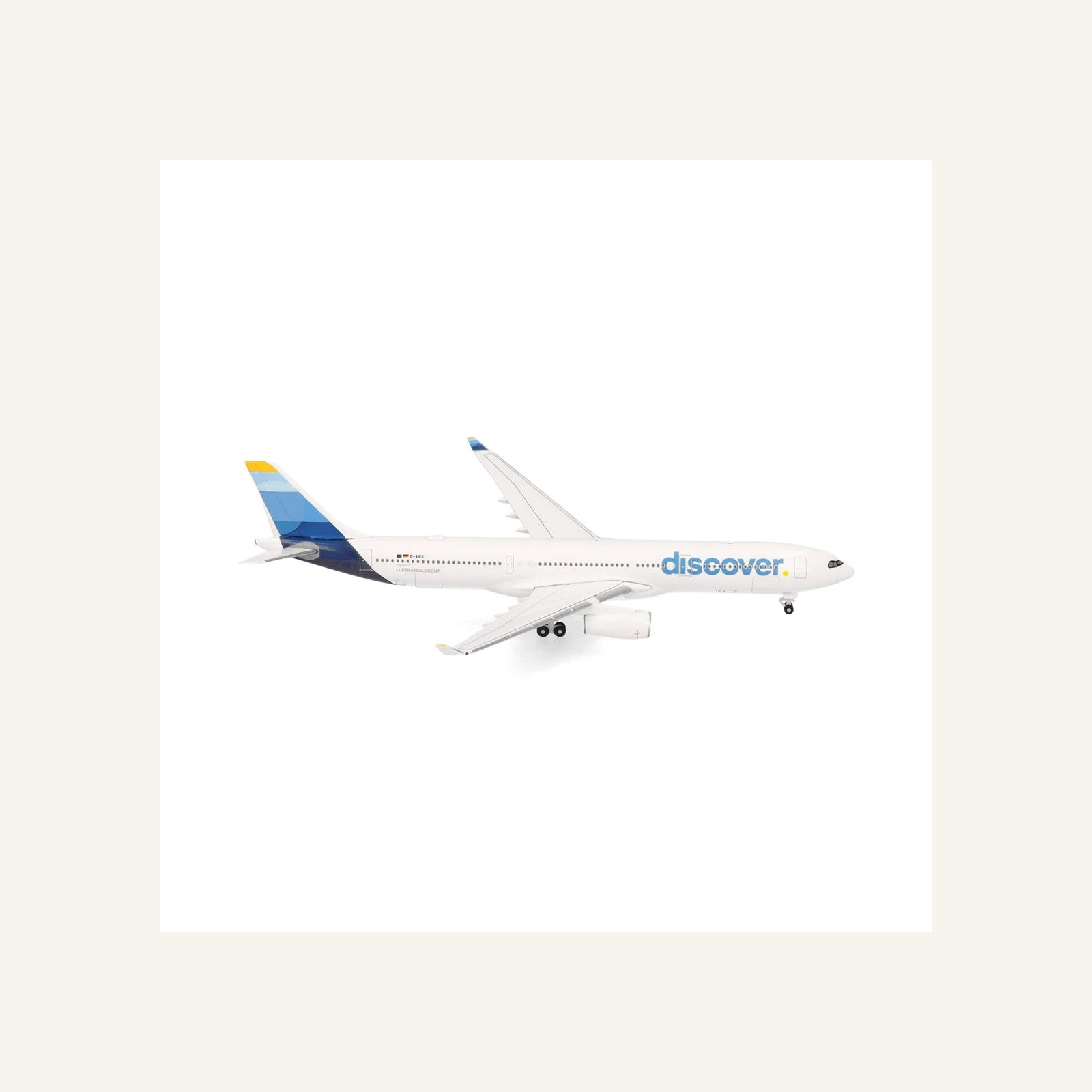 Herpa 538343 1/500 Ölçek, Discover Airlines Airbus A330-300, D-AIKK, Metal