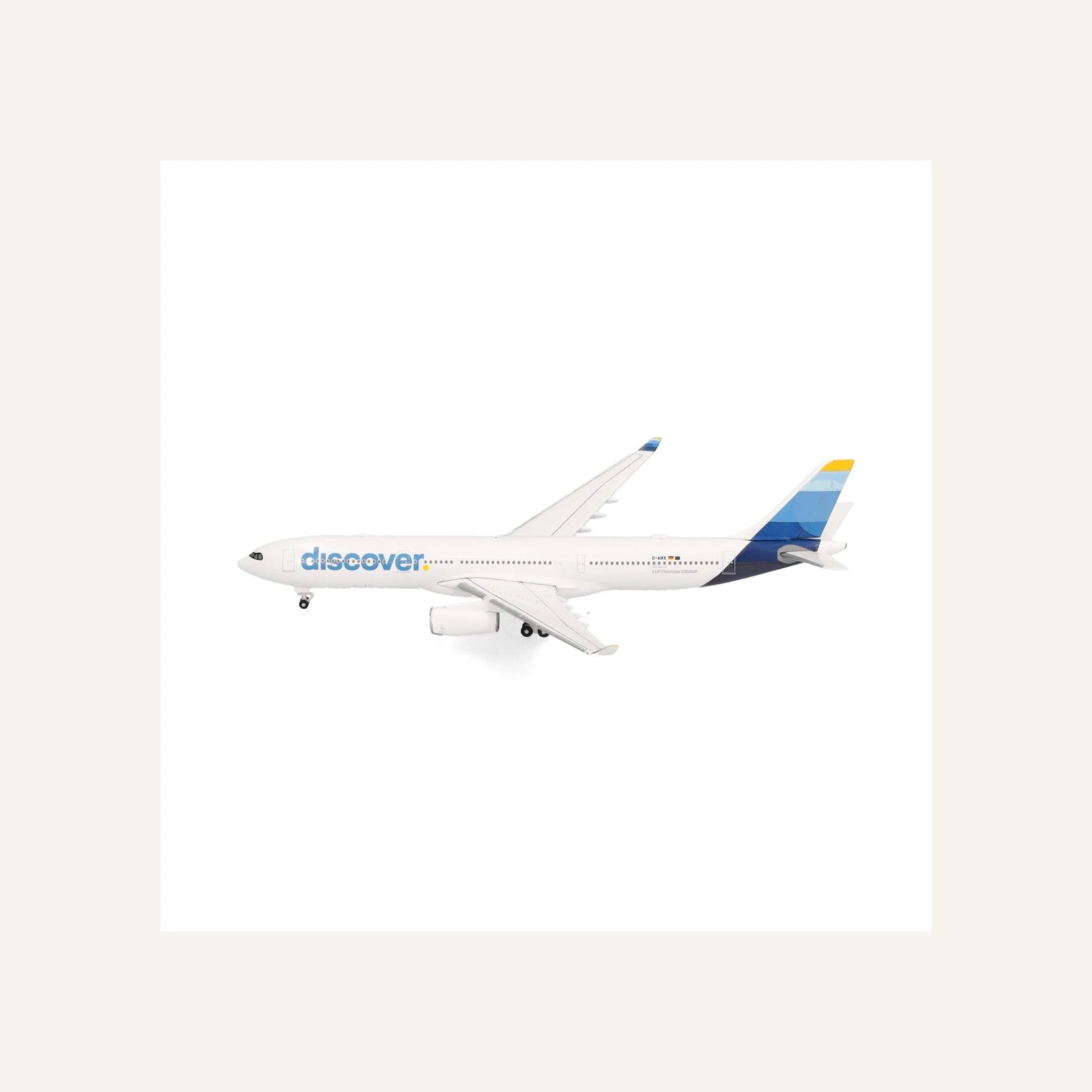 Herpa 538343 1/500 Ölçek, Discover Airlines Airbus A330-300, D-AIKK, Metal