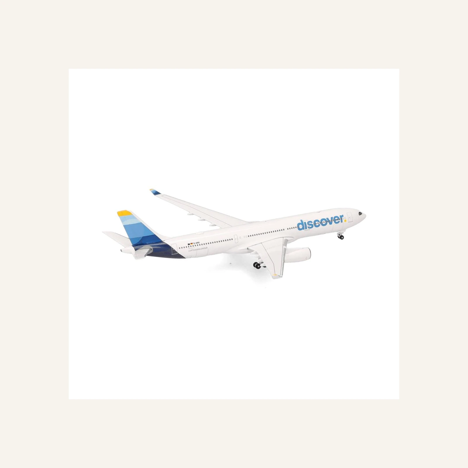 Herpa 538343 1/500 Ölçek, Discover Airlines Airbus A330-300, D-AIKK, Metal