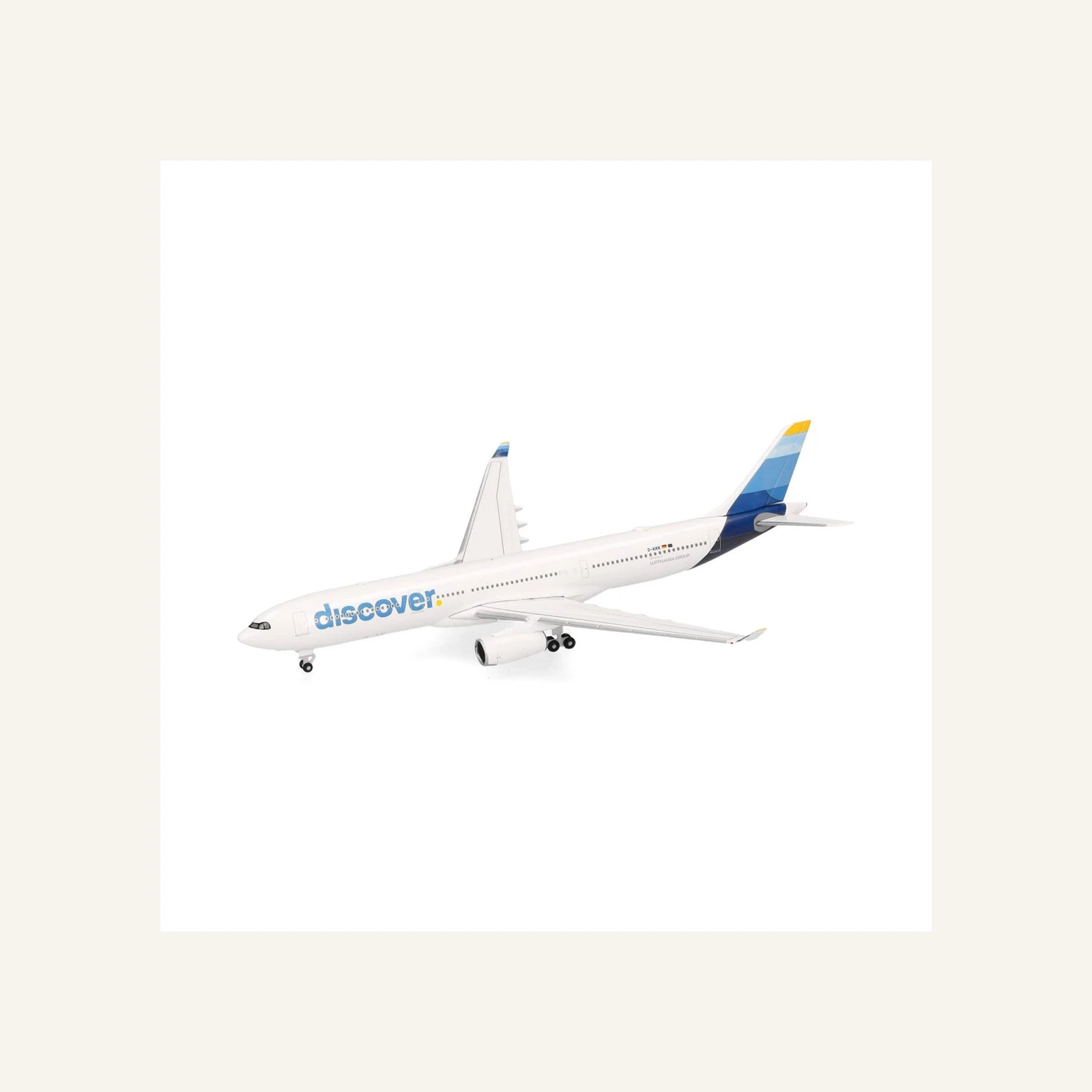 Herpa 538343 1/500 Ölçek, Discover Airlines Airbus A330-300, D-AIKK, Metal