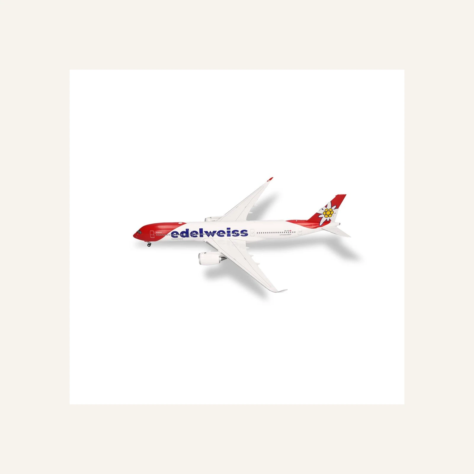 Herpa 573511 1/200 Ölçek, Edelweiss Air Airbus A350-900 (Piz Bernina) HB-IHF