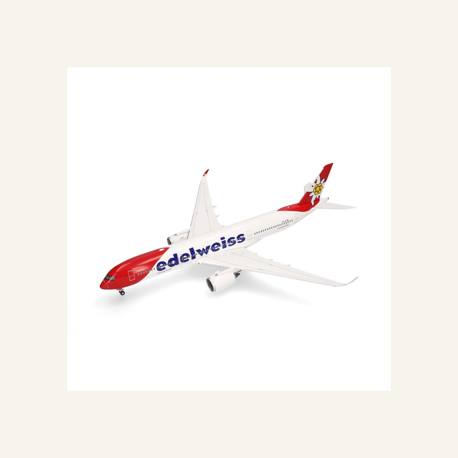 Herpa 573511 1/200 Ölçek, Edelweiss Air Airbus A350-900 (Piz Bernina) HB-IHF