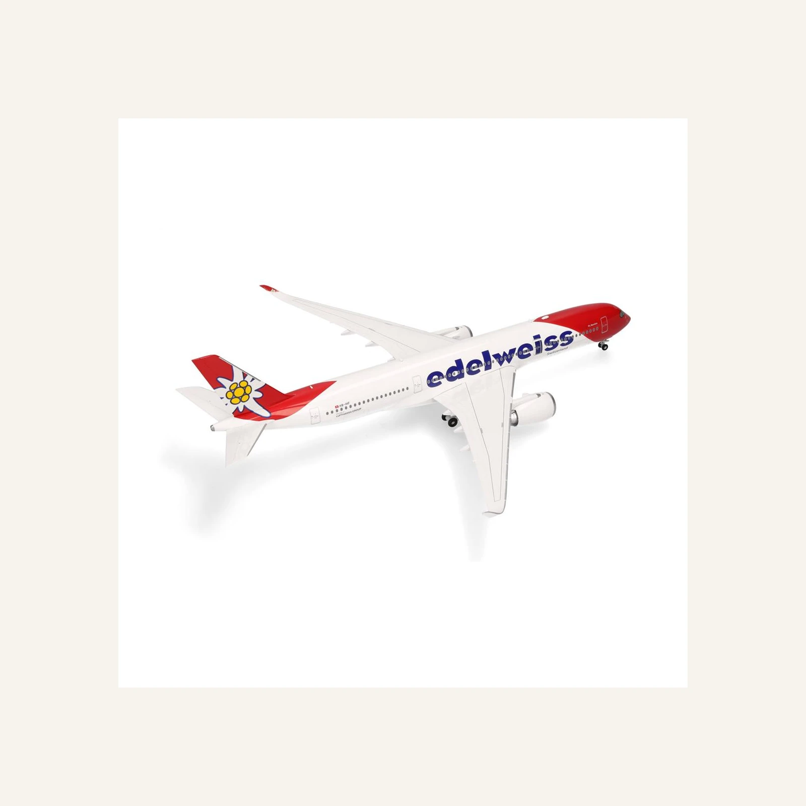 Herpa 573511 1/200 Ölçek, Edelweiss Air Airbus A350-900 (Piz Bernina) HB-IHF