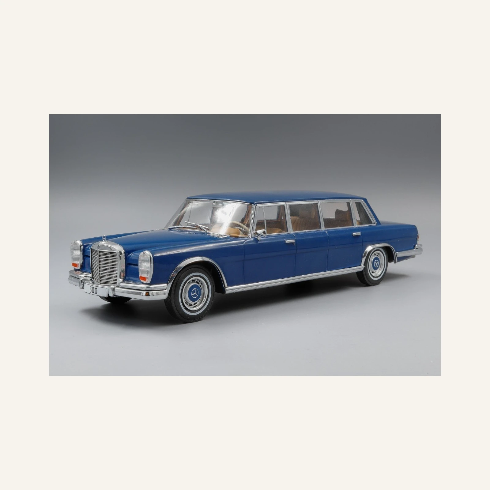 Mcg 18189 1/18 Ölçek, Mercedes Benz 600 LİMOUSİNE, Dark Blue