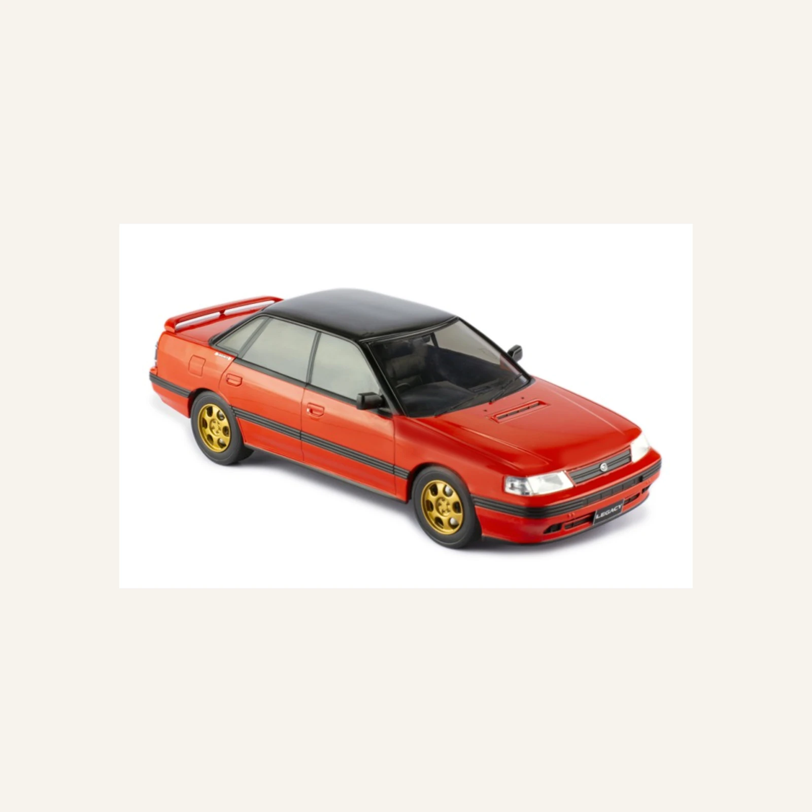Ixo 864 1/18 Ölçek, Subaru Legacy RS 1991, Red-Blac k