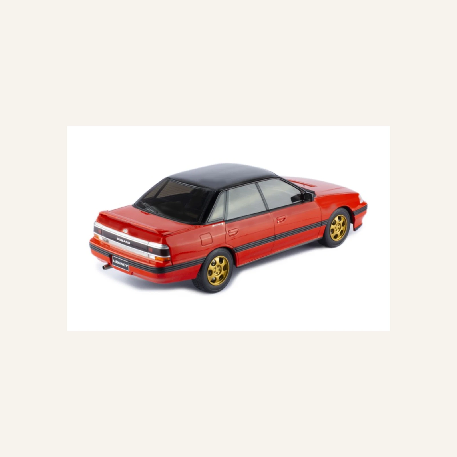 Ixo 864 1/18 Ölçek, Subaru Legacy RS 1991, Red-Blac k