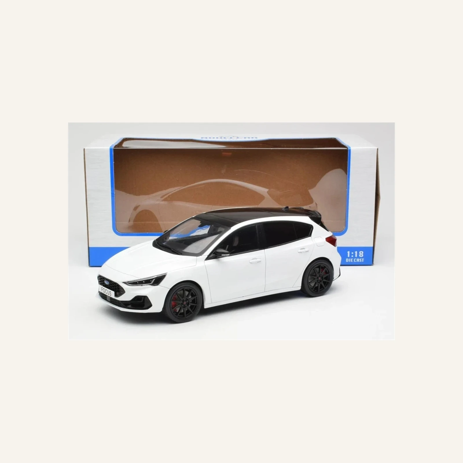 Mcg 18453 1/18 Ölçek, Ford Focus ST 2022, Frozen White