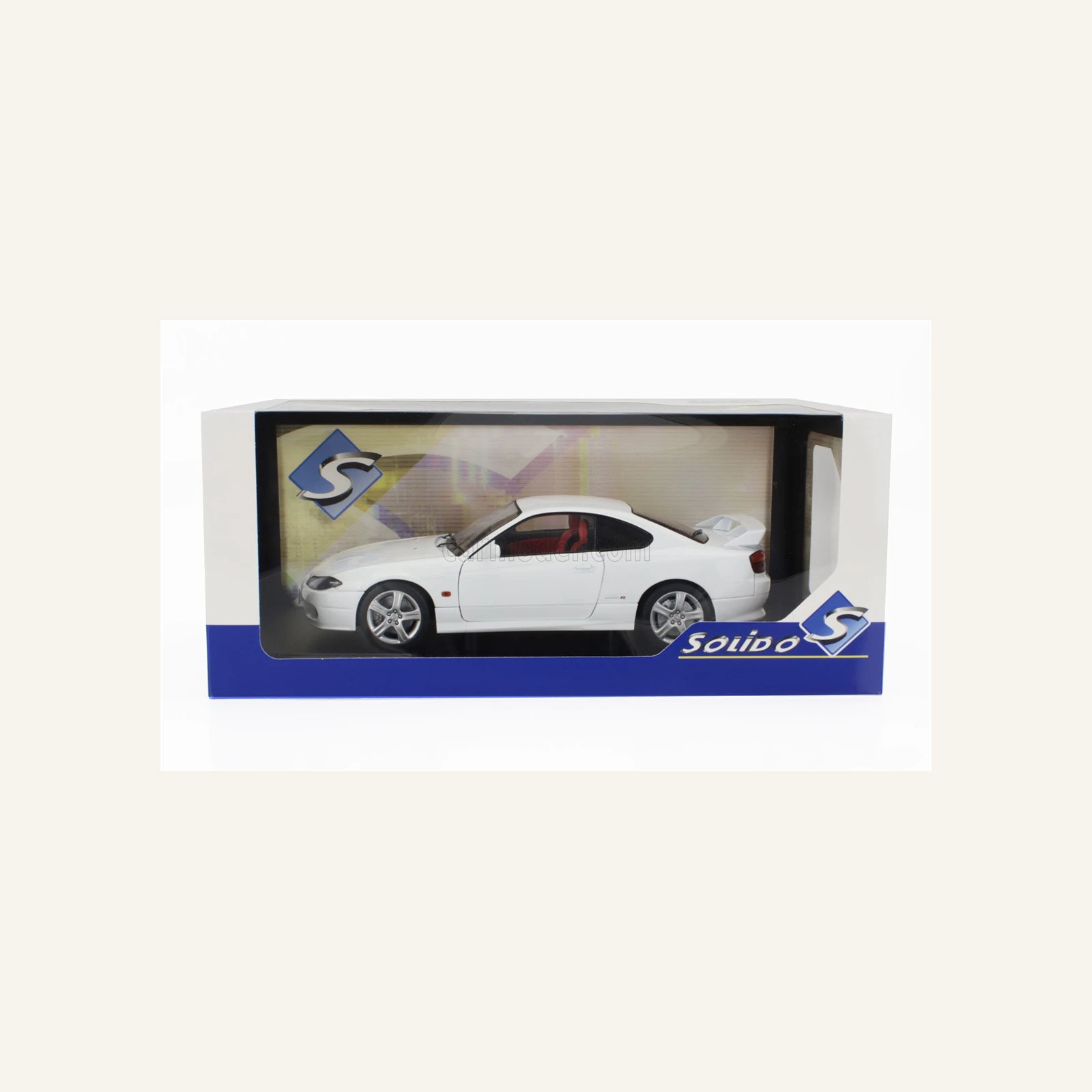 Solido 1804306 1/18 Ölçek, Nissan Silvia Spec. S15 R Aero, Aspen White
