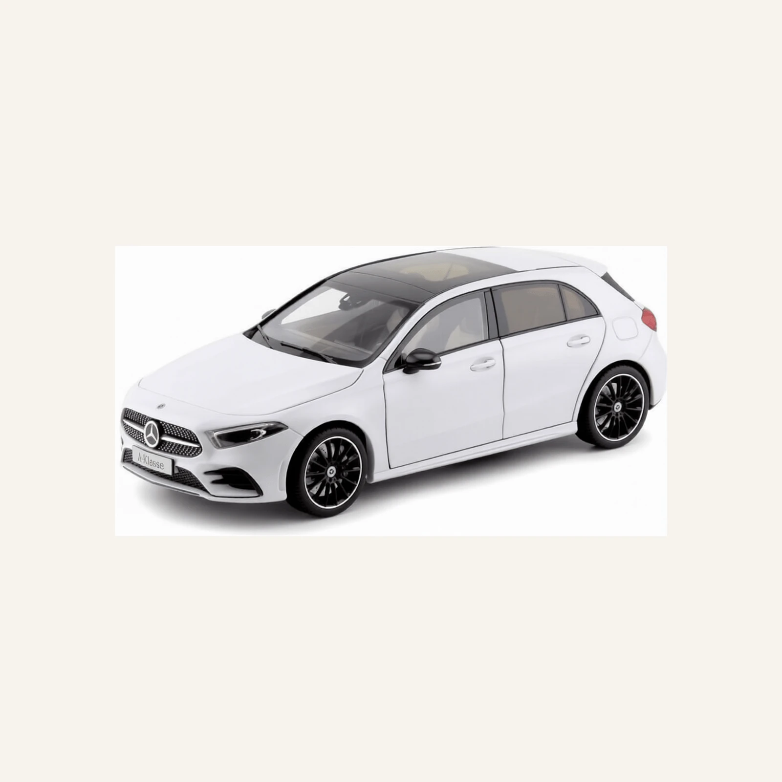 Nzg 66960429 1/18 Ölçek, Mercedes Benz A-Klasse, Digital White Metallic