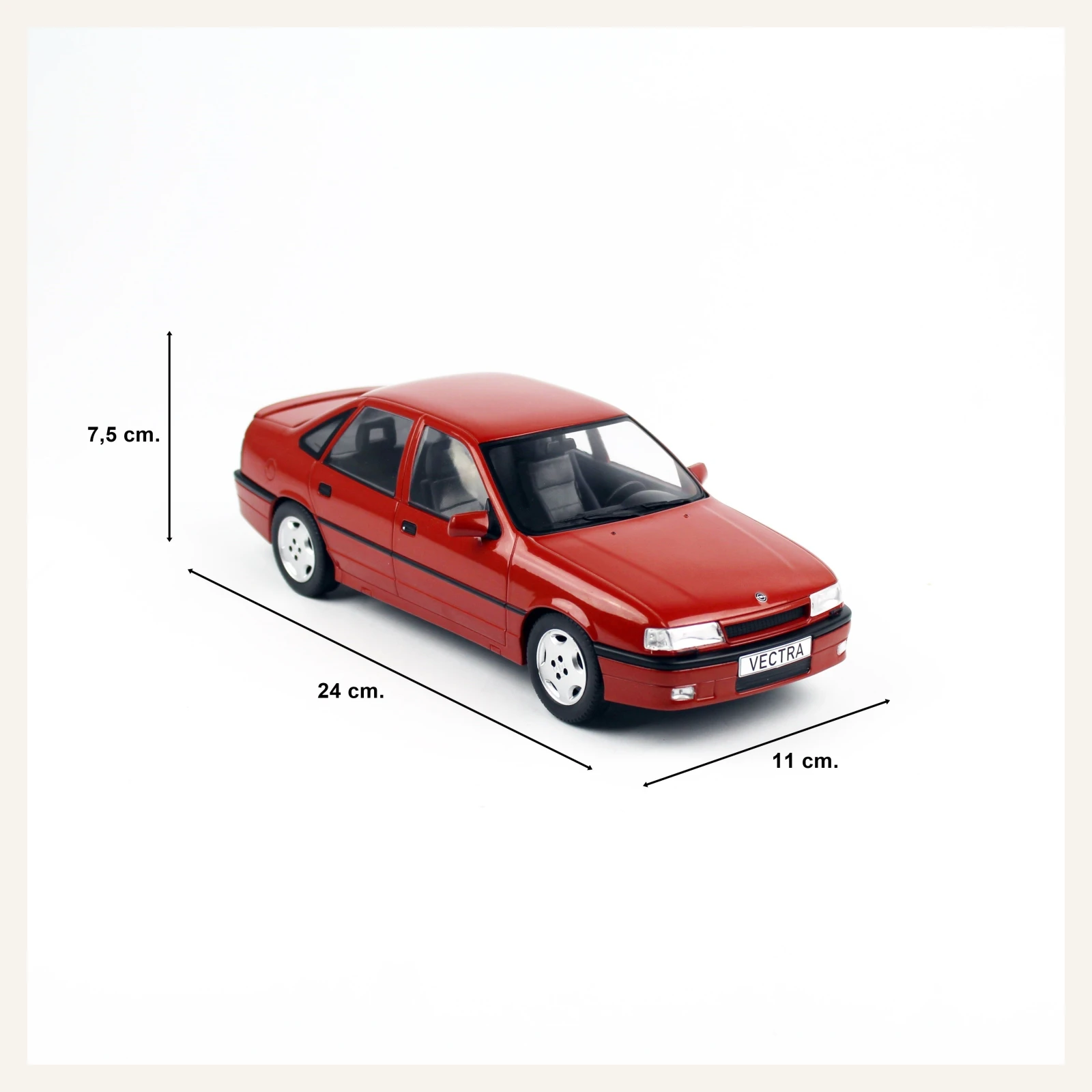 Mcg 18461 1/18 Ölçek Opel Vectra A 2000-1990, Kırmızı
