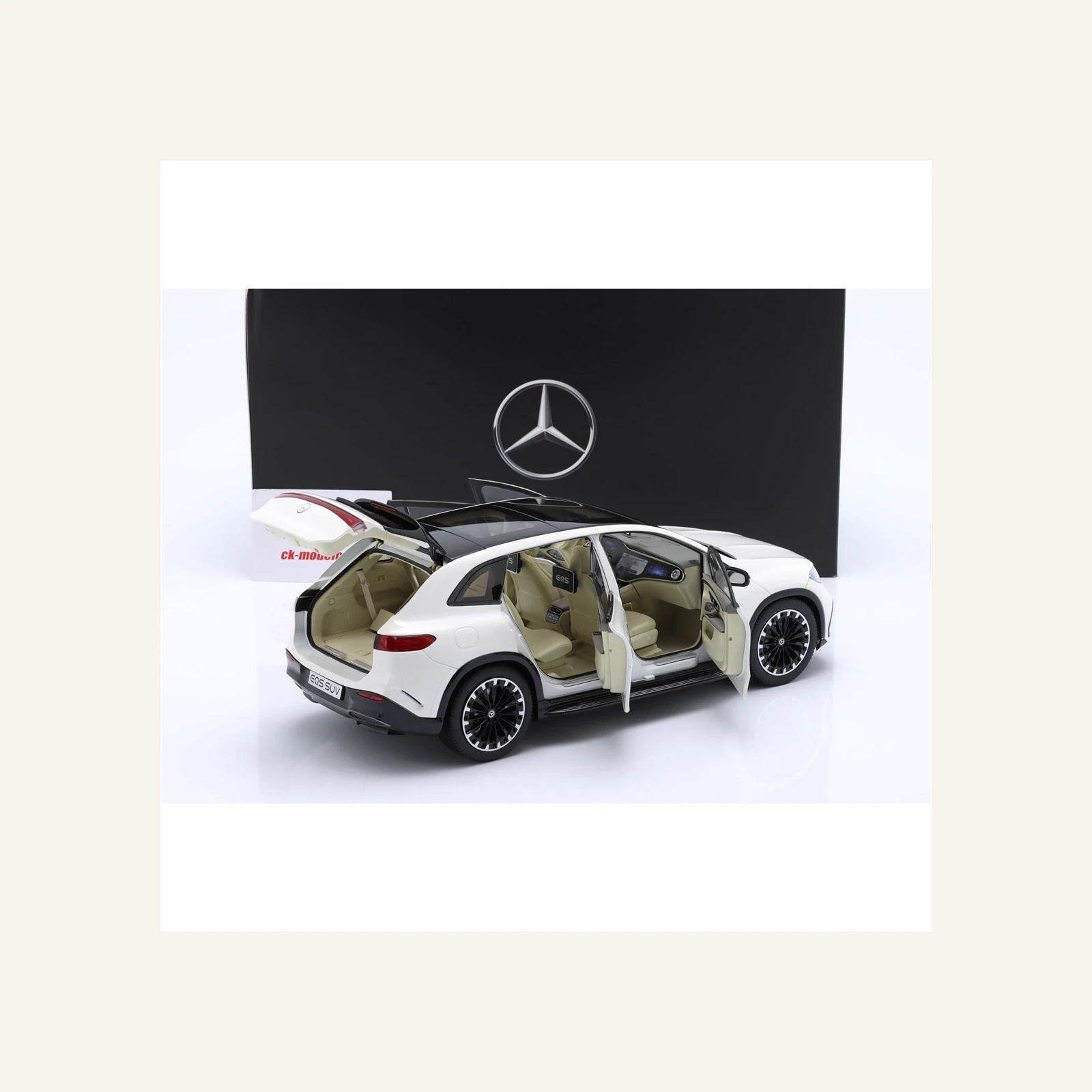 NZG B66960590 1/18 Ölçek,- MERCEDES BENZ - EQS SUV (X296) VON MERCEDES-EQ 2022