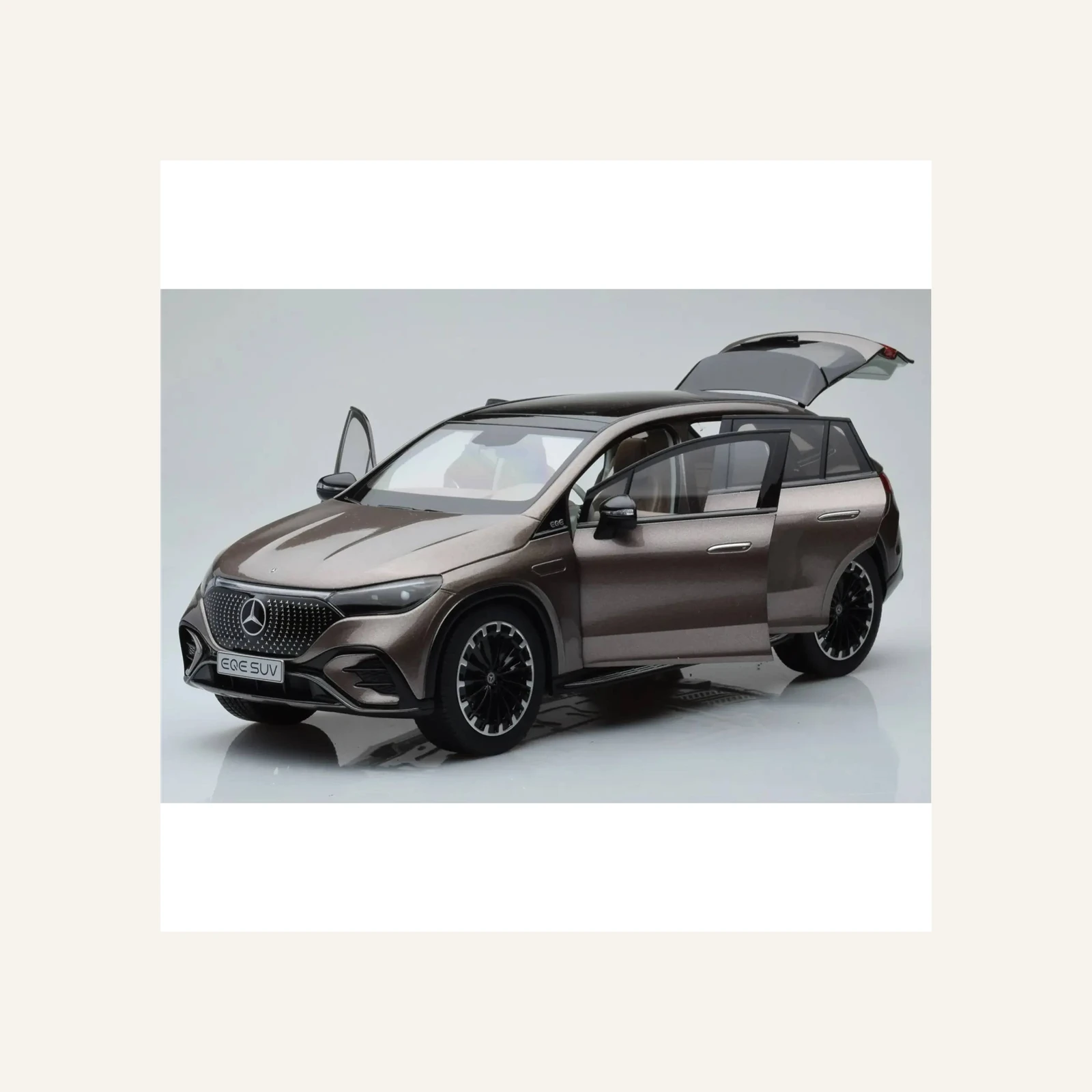 NZG B66960836 1/18 Ölçek, Mercedes EQE SUV X294 AMG Line Velvet Brown