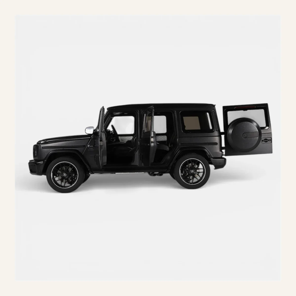 NZG 1109/52 1/18 Ölçek, Mercedes-AMG G 63 4x4 Arazi Aracı, Gece Siyahı