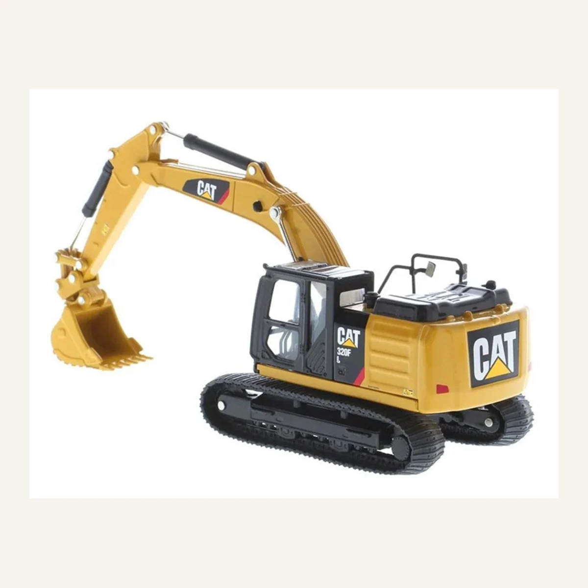 Diecast Masters 85636 1/64 Ölçek, Cat 320F L Ekskavatör, 4 Farklı Ataşmanlı